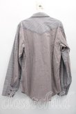 画像2: ヴィヴィアンウエストウッド MAN 中古 / グレンチェックシャツ 46（メンズM相当） 灰  H-26-03-15-040-bl-OD-ZH (2)