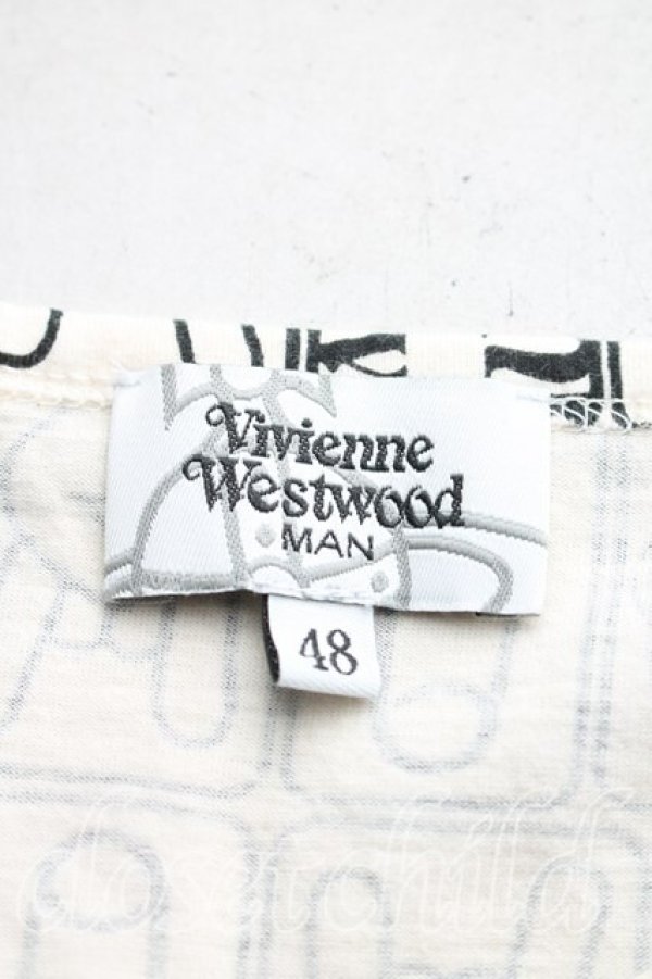 画像3: ヴィヴィアンウエストウッド MAN 中古 / TAGS　Tシャツ 48（メンズL相当） 生成  H-26-03-15-041-ts-OD-ZH (3)