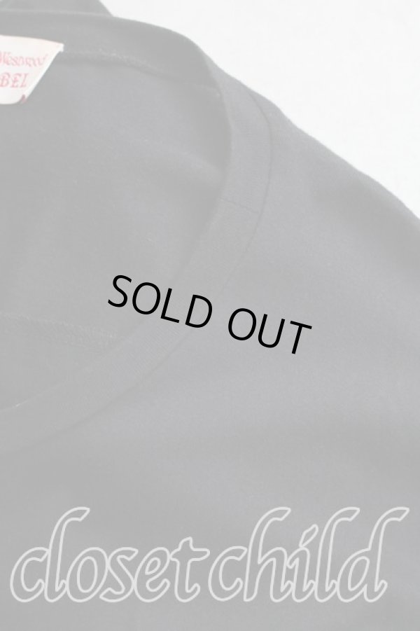 画像6: ヴィヴィアンウエストウッド 中古 / オーガニック天竺バニーインフレームTシャツワンピース 2（9号相当） 黒  H-26-03-15-004-op-OD-ZH (6)
