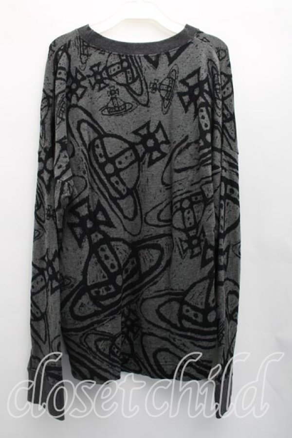 画像2: ヴィヴィアンウエストウッド MAN 中古 / SCRAPE ORBカットソー 46（メンズM相当） 灰  H-26-03-15-042-to-OD-ZH (2)