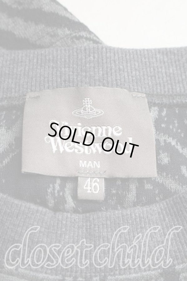 画像3: ヴィヴィアンウエストウッド MAN 中古 / SCRAPE ORBカットソー 46（メンズM相当） 灰  H-26-03-15-042-to-OD-ZH (3)