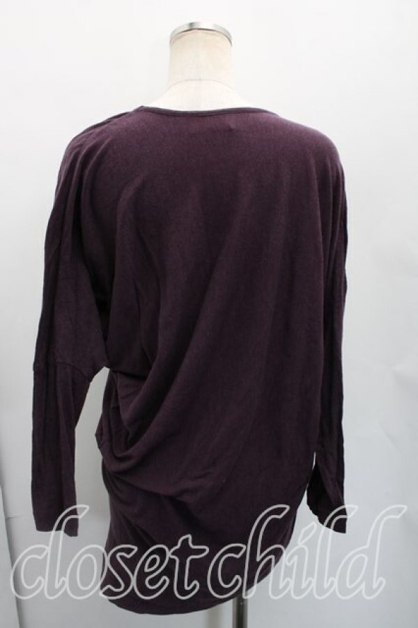 画像2: ヴィヴィアンウエストウッド 中古 / トランプptカットソー 2（9号相当） 紫  H-26-03-15-043-to-OD-ZH (2)