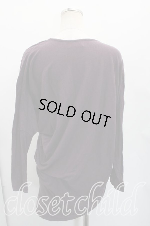 画像2: ヴィヴィアンウエストウッド 中古 / トランプptカットソー 2（9号相当） 紫  H-26-03-15-043-to-OD-ZH (2)