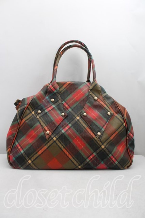 画像2: ヴィヴィアンウエストウッド 中古 / ダービーヤスミンバッグ  マルチ  H-26-03-15-048-ba-OD-ZH (2)