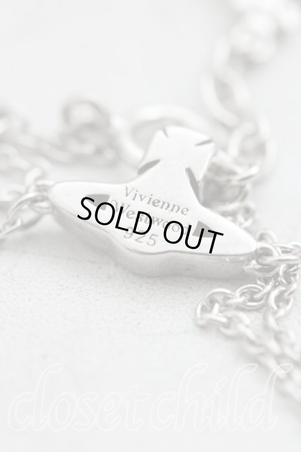 画像4: ヴィヴィアンウエストウッド 中古 / OSLO ブレスレット  シルバー  H-26-03-15-051-ac-OD-ZH (4)