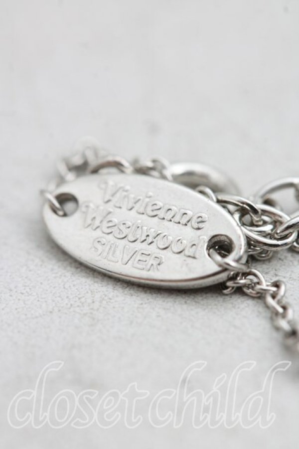 画像5: ヴィヴィアンウエストウッド 中古 / OSLO ブレスレット  シルバー  H-26-03-15-051-ac-OD-ZH (5)
