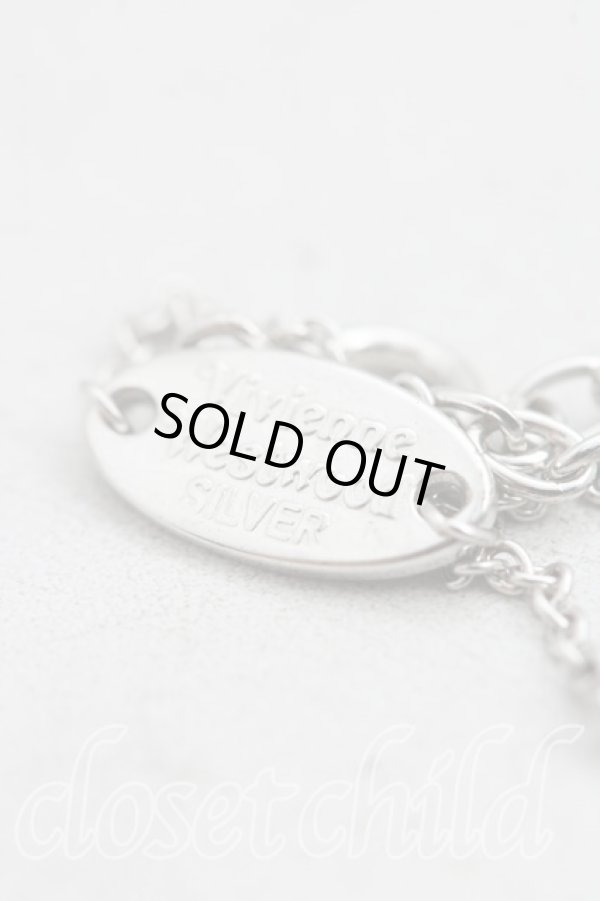 画像5: ヴィヴィアンウエストウッド 中古 / OSLO ブレスレット  シルバー  H-26-03-15-051-ac-OD-ZH (5)