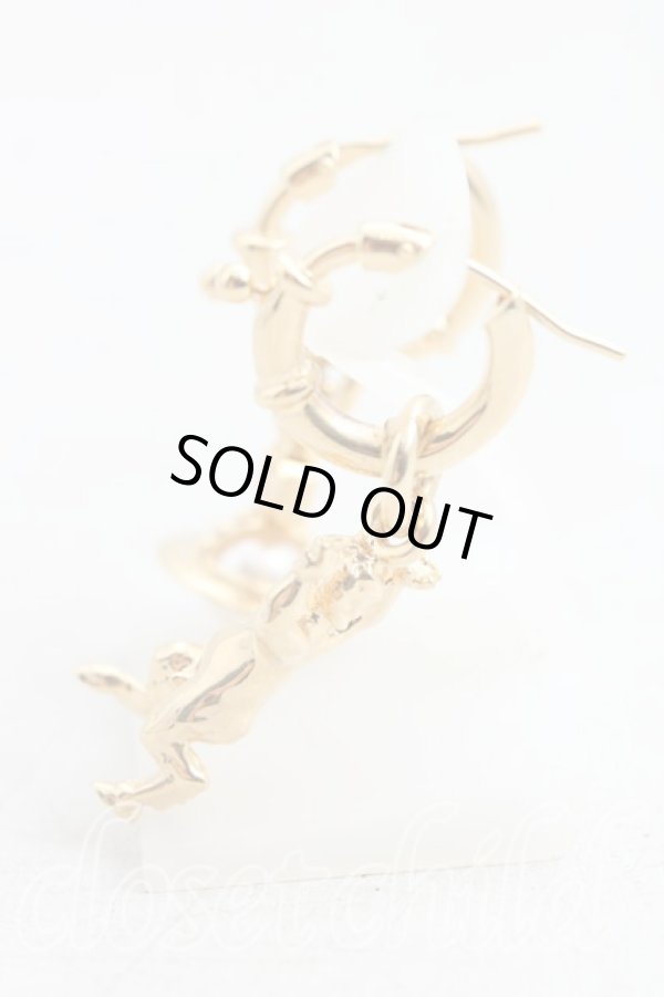 画像2: ヴィヴィアンウエストウッド 中古 / ANGLO PEARLピアス  ゴールド  H-26-03-15-052-er-OD-ZH (2)