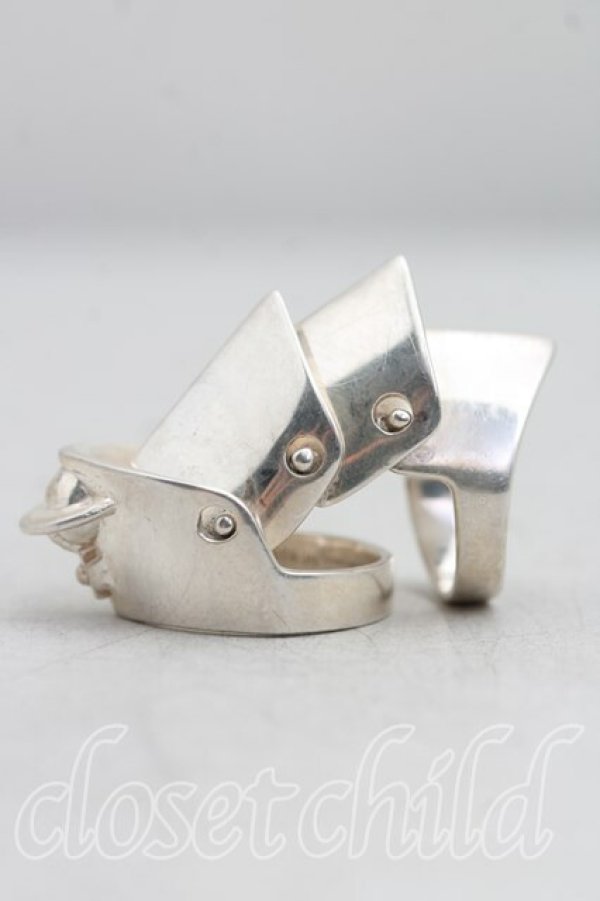 画像2: ヴィヴィアンウエストウッド 中古 / アーマーリング M(13号相当） シルバー  H-26-03-15-054-rg-OD-ZH (2)