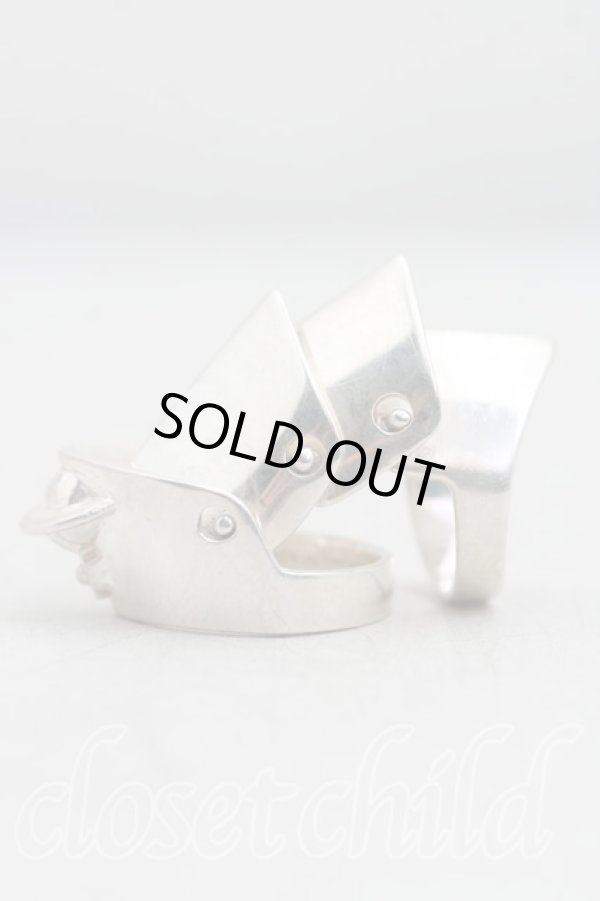 画像2: ヴィヴィアンウエストウッド 中古 / アーマーリング M(13号相当） シルバー  H-26-03-15-054-rg-OD-ZH (2)