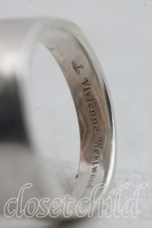 画像4: ヴィヴィアンウエストウッド 中古 / アーマーリング M(13号相当） シルバー  H-26-03-15-054-rg-OD-ZH (4)