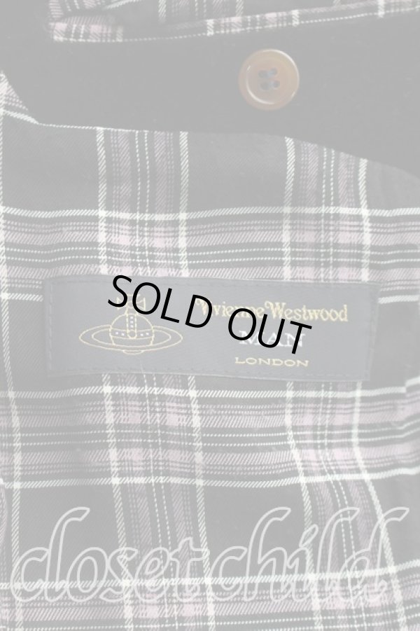 画像3: ヴィヴィアンウエストウッド MAN 中古 / タータンチェックジャケット  緑  H-26-03-15-001-jc-OD-ZH (3)