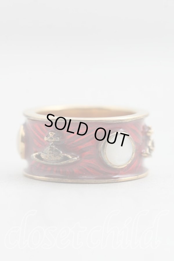 画像3: ヴィヴィアンウエストウッド 中古 / キングリング M(15号相当） 赤ｘゴールド  H-26-03-15-056-rg-OD-ZH (3)