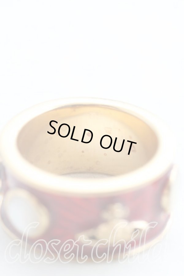 画像4: ヴィヴィアンウエストウッド 中古 / キングリング M(15号相当） 赤ｘゴールド  H-26-03-15-056-rg-OD-ZH (4)