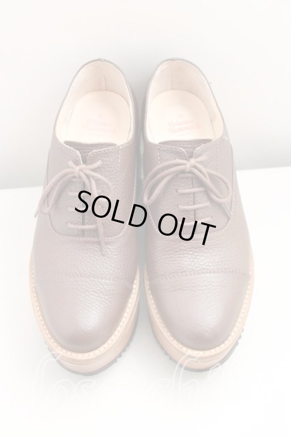 画像2: ヴィヴィアンウエストウッド 中古 / ウェッジソールシューズ 37（23.5cm相当） 茶  H-26-03-15-059-sh-OD-ZH (2)