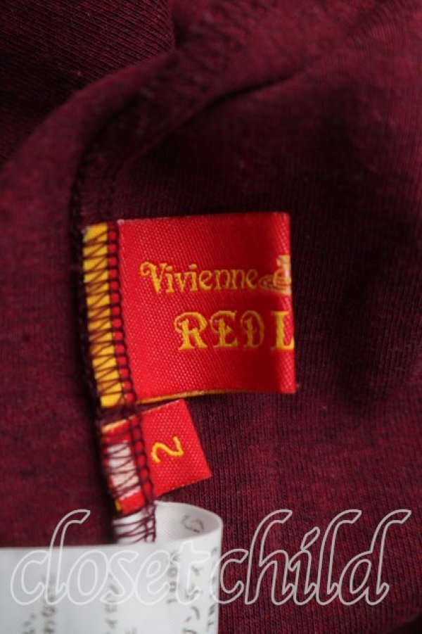 画像3: ヴィヴィアンウエストウッド 中古 / 単色オーブ刺繍カットソーワンピ 2（9号相当） 紫  H-26-03-15-006-op-OD-ZH (3)