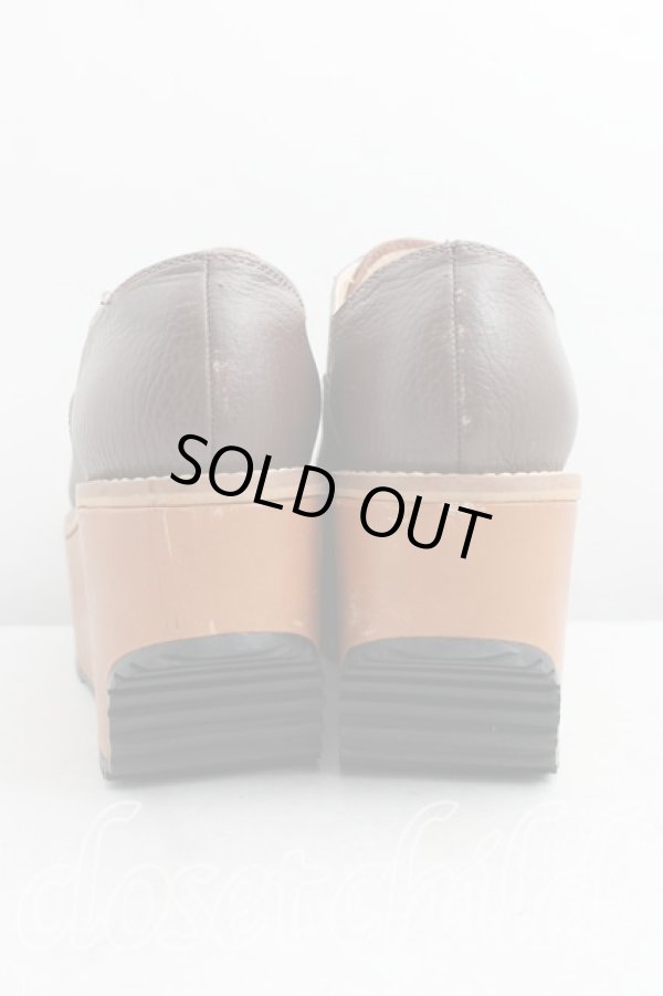 画像4: ヴィヴィアンウエストウッド 中古 / ウェッジソールシューズ 37（23.5cm相当） 茶  H-26-03-15-059-sh-OD-ZH (4)