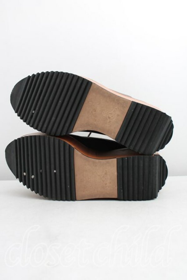 画像5: ヴィヴィアンウエストウッド 中古 / ウェッジソールシューズ 37（23.5cm相当） 茶  H-26-03-15-059-sh-OD-ZH (5)