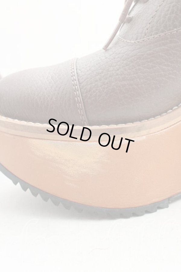 画像6: ヴィヴィアンウエストウッド 中古 / ウェッジソールシューズ 37（23.5cm相当） 茶  H-26-03-15-059-sh-OD-ZH (6)