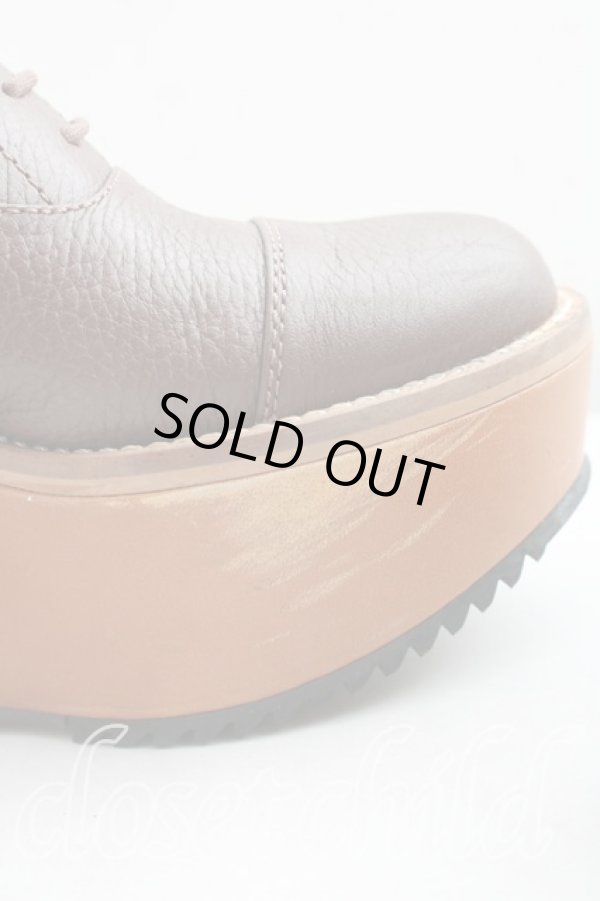 画像7: ヴィヴィアンウエストウッド 中古 / ウェッジソールシューズ 37（23.5cm相当） 茶  H-26-03-15-059-sh-OD-ZH (7)