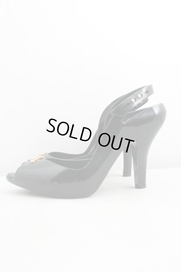 画像3: ヴィヴィアンウエストウッド×Melissa 中古 / レディドラゴン EU37（23.5cm相当） 黒  H-26-03-15-060-sh-OD-ZH (3)