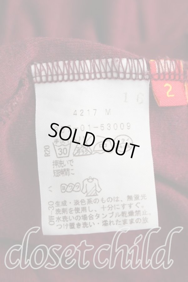 画像4: ヴィヴィアンウエストウッド 中古 / 単色オーブ刺繍カットソーワンピ 2（9号相当） 紫  H-26-03-15-006-op-OD-ZH (4)