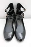 画像2: ヴィヴィアンウエストウッド×Melissa 中古 / 3ストラップシューズ EU38（24cm相当） 黒  H-26-03-15-061-sh-OD-ZH (2)