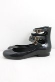 画像3: ヴィヴィアンウエストウッド×Melissa 中古 / 3ストラップシューズ EU38（24cm相当） 黒  H-26-03-15-061-sh-OD-ZH (3)