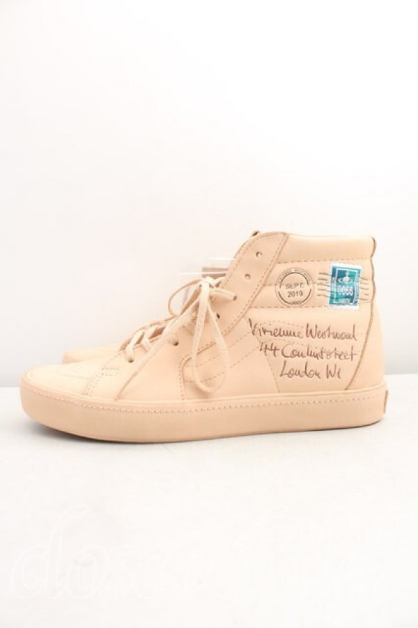 画像3: ヴィヴィアンウエストウッド × ASICS 中古 /8-HI PLATFORM UK6.5（25.5cm相当） ベージュ  H-26-03-15-062-sh-OD-ZH (3)