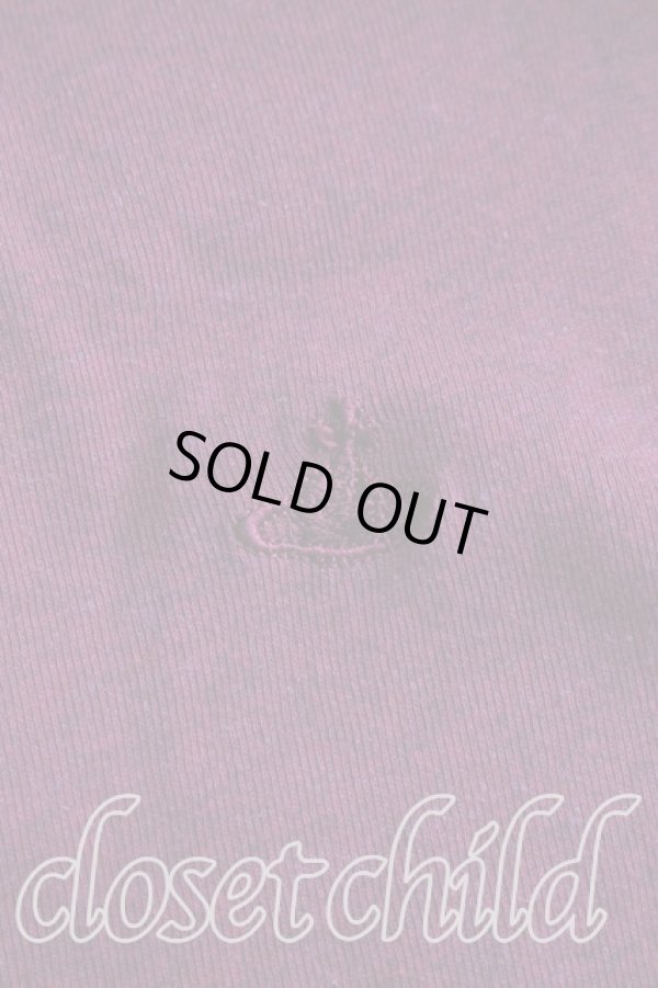 画像7: ヴィヴィアンウエストウッド 中古 / 単色オーブ刺繍カットソーワンピ 2（9号相当） 紫  H-26-03-15-006-op-OD-ZH (7)