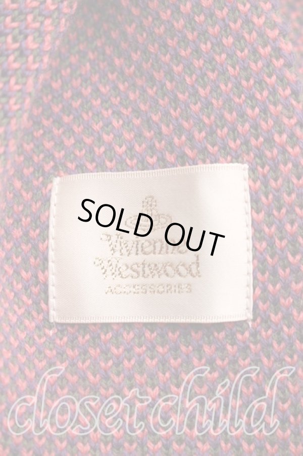 画像2: ヴィヴィアンウエストウッド 中古 / ハートオーブマフラー  カーキ  H-26-03-15-073-gd-OD-ZH (2)