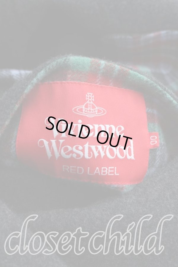 画像3: ヴィヴィアンウエストウッド 中古 / タータンチェックリバーダブルショートコート 00（ワンサイズ） 灰  H-26-03-15-007-co-OD-ZH (3)