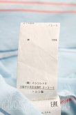 画像5: ヴィヴィアンウエストウッド 中古 / カラーオーブ刺繍ストライプシャツ 38（7号相当） 青  H-26-03-15-009-bl-OD-ZH (5)