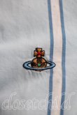 画像7: ヴィヴィアンウエストウッド 中古 / カラーオーブ刺繍ストライプシャツ 38（7号相当） 青  H-26-03-15-009-bl-OD-ZH (7)
