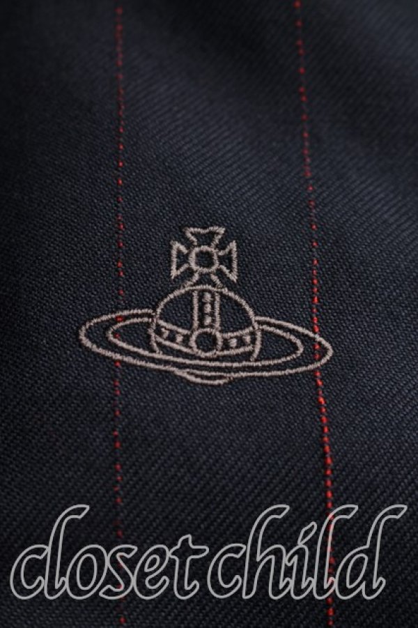 画像5: ヴィヴィアンウエストウッド MAN 中古 / ストライプシャツ FREE 紺  H-26-03-15-010-bl-OD-ZH (5)