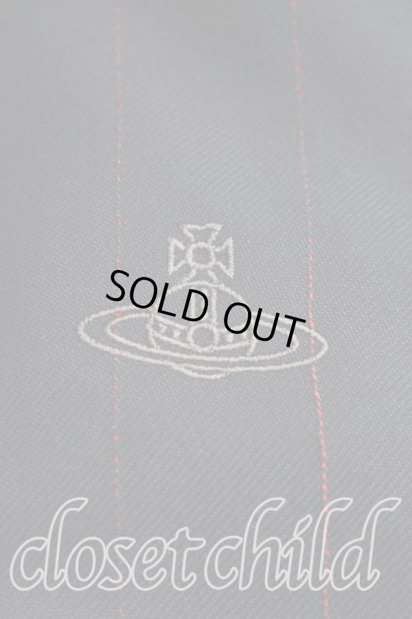 画像5: ヴィヴィアンウエストウッド MAN 中古 / ストライプシャツ FREE 紺  H-26-03-15-010-bl-OD-ZH (5)