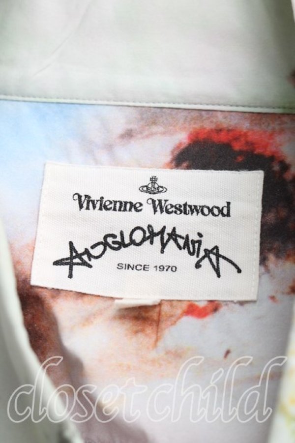 画像3: ANGLOMANIA 中古 / スプレーptシャツ 38（M相当） カーキ  H-26-03-15-012-bl-OD-ZH (3)