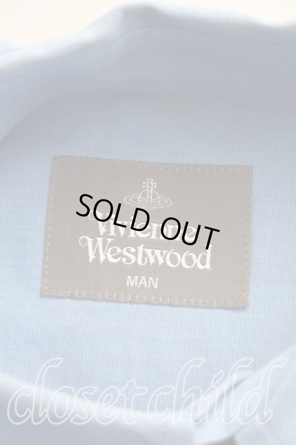 画像3: ヴィヴィアンウエストウッド MAN 中古 / エスキモーアウターシャツ FREE 青  H-26-03-15-013-bl-OD-ZH (3)