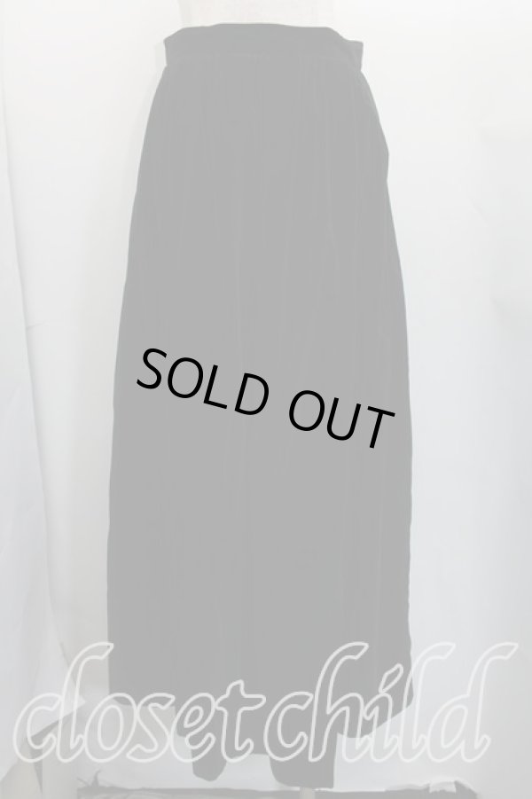 画像2: ヴィヴィアンウエストウッド 中古 / 別珍ロングスカート 44（13号相当） 黒  H-26-03-15-014-sk-OD-ZH (2)