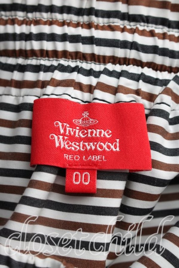 画像3: ヴィヴィアンウエストウッド 中古 / VERMICELLI ORBスカート 00（ワンサイズ） 茶ｘ黒  H-26-03-15-016-sk-OD-ZH (3)