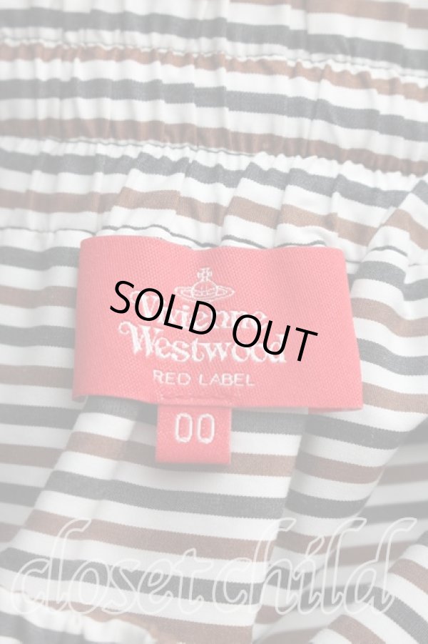 画像3: ヴィヴィアンウエストウッド 中古 / VERMICELLI ORBスカート 00（ワンサイズ） 茶ｘ黒  H-26-03-15-016-sk-OD-ZH (3)