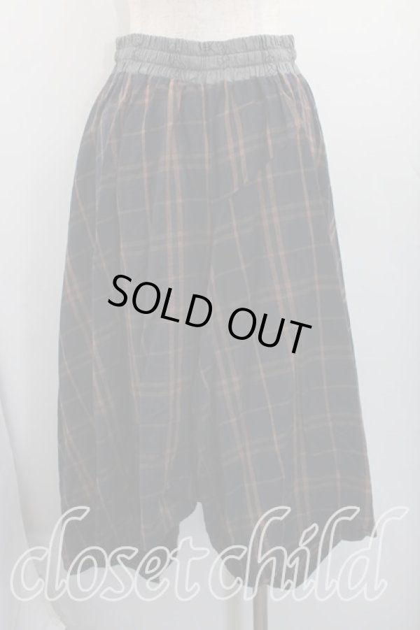 画像2: ヴィヴィアンウエストウッド 中古 / タータンチェックイレギュラースカート 00（ワンサイズ） 茶ｘ紺  H-26-03-15-017-sk-OD-ZH (2)