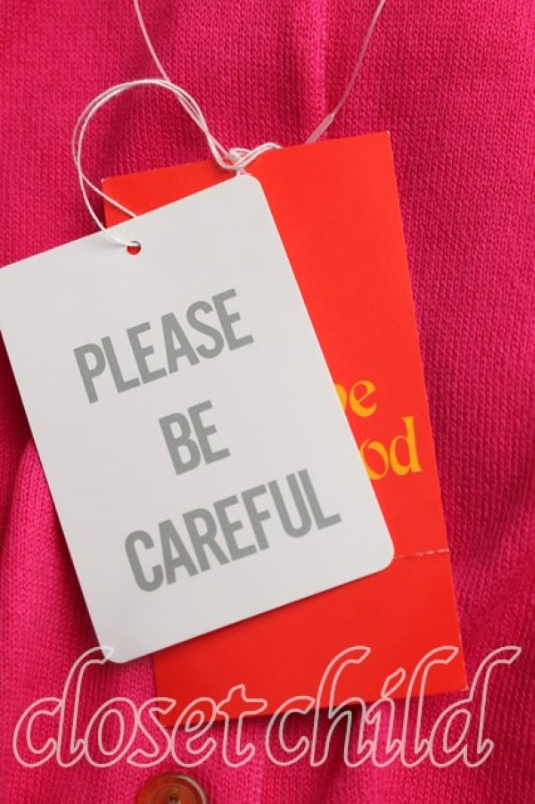 画像6: ヴィヴィアンウエストウッド 中古 / カラーオーブ刺繍カーディガン L ショッキングピンク  H-26-03-22-021-to-OD-ZH (6)