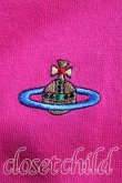 画像7: ヴィヴィアンウエストウッド 中古 / カラーオーブ刺繍カーディガン M ショッキングピンク  H-26-03-22-022-to-OD-ZH (7)