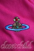 画像7: ヴィヴィアンウエストウッド 中古 / カラーオーブ刺繍カーディガン S ショッキングピンク  H-26-03-22-023-to-OD-ZH (7)