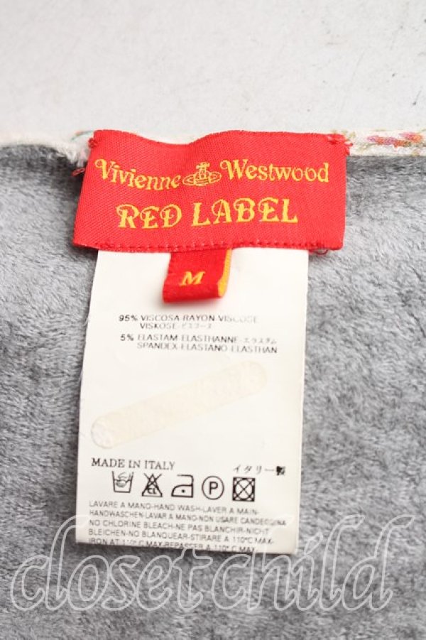 画像3: ヴィヴィアンウエストウッド 中古 / リバティ切替カシュクール M 灰  H-26-03-22-024-to-OD-ZH (3)