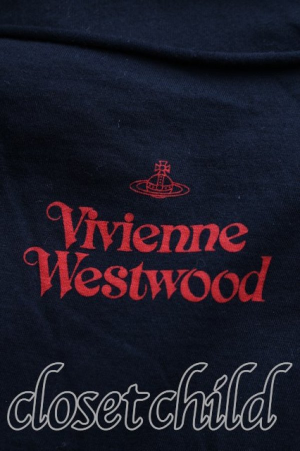 画像3: ヴィヴィアンウエストウッド 中古 / FAST SLOWスクエアTシャツ  黒  H-26-03-22-025-to-OD-ZH (3)