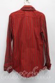 画像2: ヴィヴィアンウエストウッド MAN 中古 / ストライプタイ付キシャツ 44（メンズS相当） 赤  H-26-03-22-028-bl-OD-ZH (2)