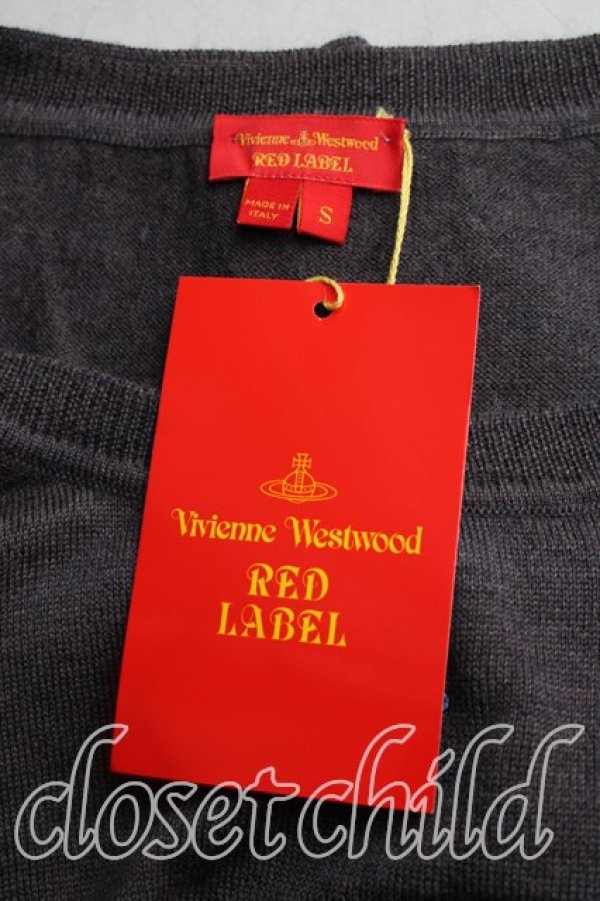 画像3: ヴィヴィアンウエストウッド 中古 / カラーオーブ刺繍ニット S 灰  H-26-03-22-029-to-OD-ZH (3)