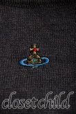 画像5: ヴィヴィアンウエストウッド 中古 / カラーオーブ刺繍ニット S 灰  H-26-03-22-029-to-OD-ZH (5)